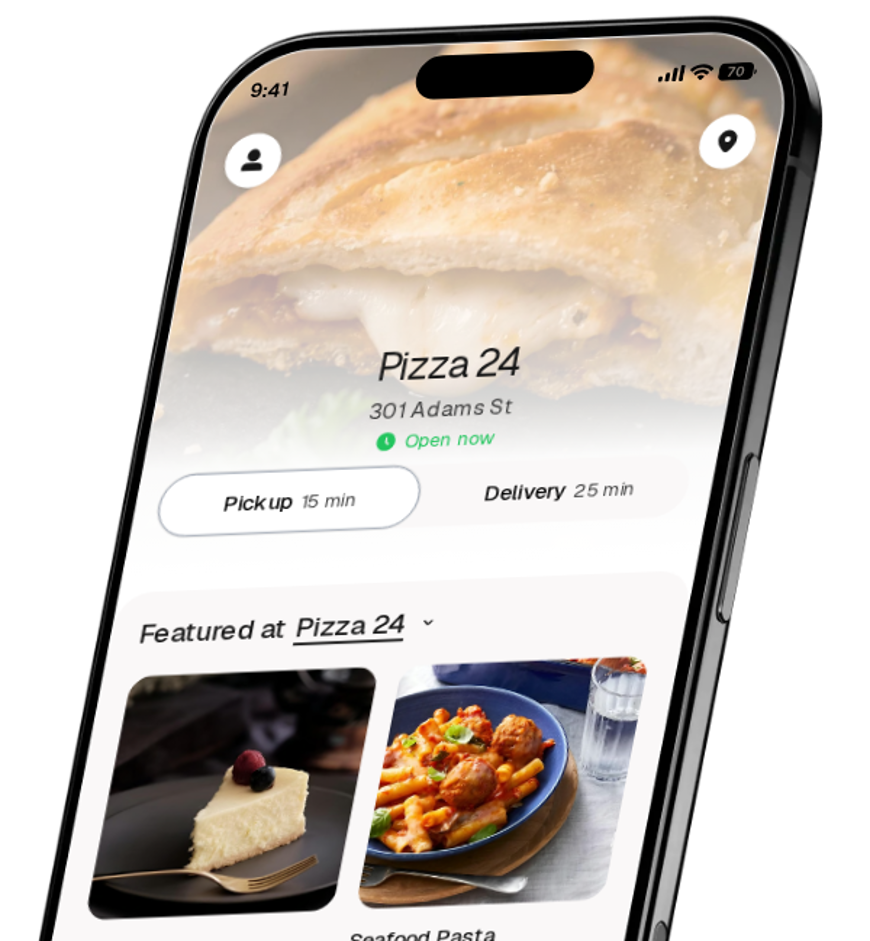 Pizza 24 app preview
