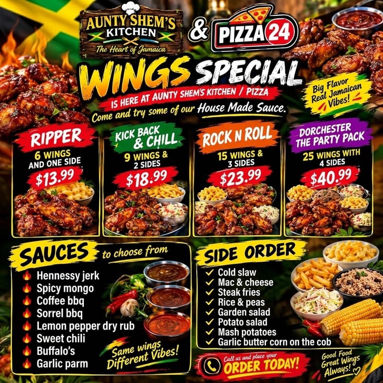 Wings Your Way, Starting at $13.99!
